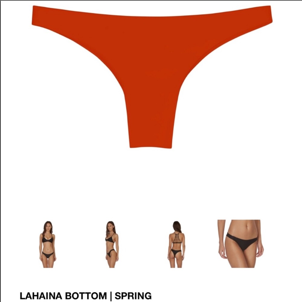 BNWT Mikoh Lahaina Bikini Bottoms - Paprika